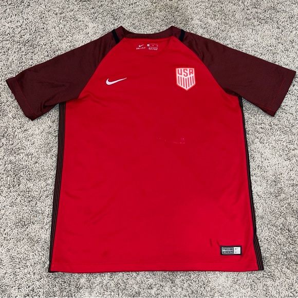 2017 Nike Dri-Fit Team USA Red 3rd #7 Jackson Soccer Jersey Shirt Youth XL - Picture 1 of 9